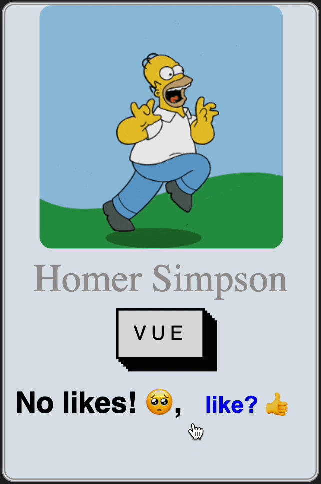 pixla vue.js image board one page application likes synched with database and gif picture possibility